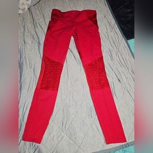 JoyLab Red Leggings Size Medium